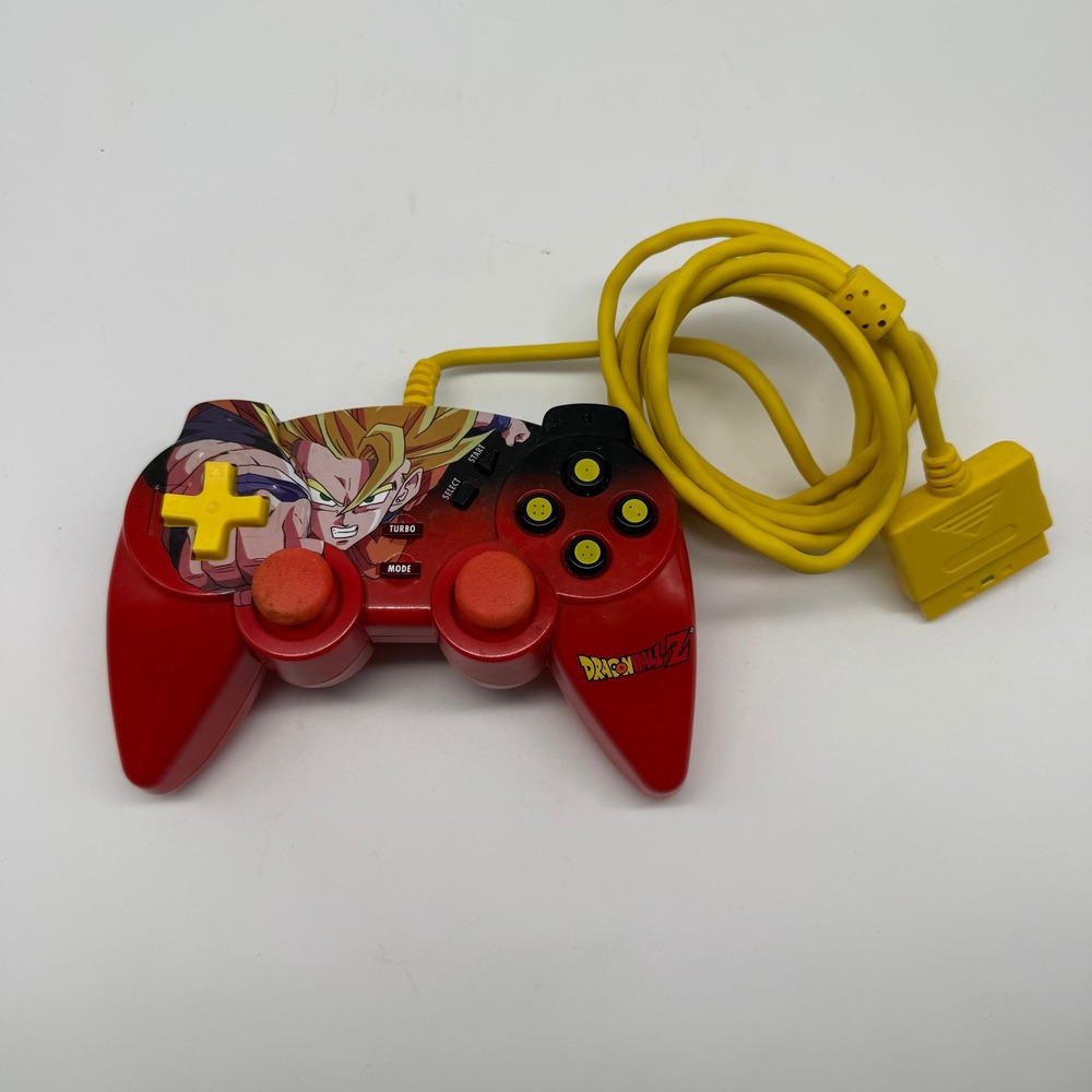 Dragon Ball Z Super Saiyan Goku PS2 Controller PlayStation DBZ Nubytech